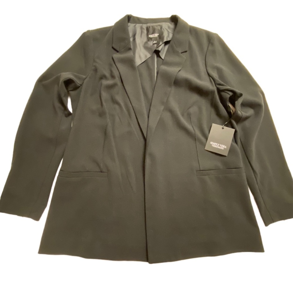 Simply Vera by Vera Wang L/S Open Blazer Size: Large *Smoke/pet free home